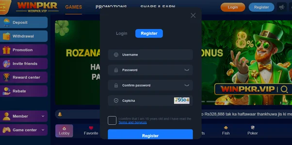 WinPKR VIP login